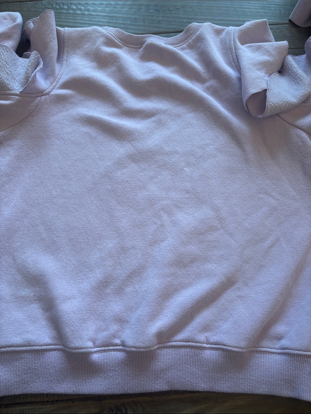 Rebecca Mincoff Cold-Shoulder Ruffle Sweatshirt - Picture 6 of 6